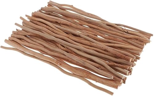 Rustikale dekorative Holzzweige – natürliche Baumzweige für DIY-Holzbearbeitung, Handwerk und Heimdekoration (50 Stück, 40 cm) von getuse