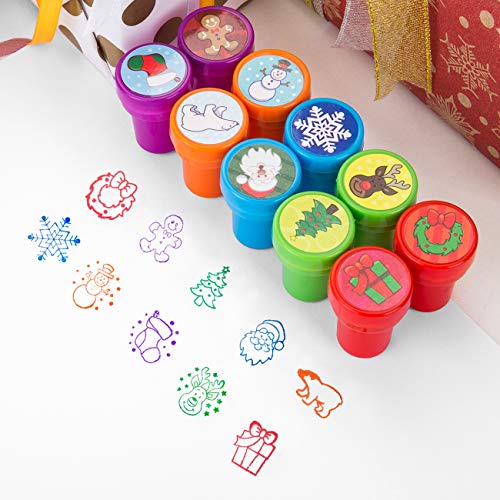 Weihnachtsstempel für Kinder – sortierte Weihnachtsstempel mit Selbsttinte für Partygeschenke und Strumpffüller Weihnachtsstempel für Kinder – sortierte Weihnachtsstempel mit Selbsttinte für Partygeschenke und Strumpffüller von getuse