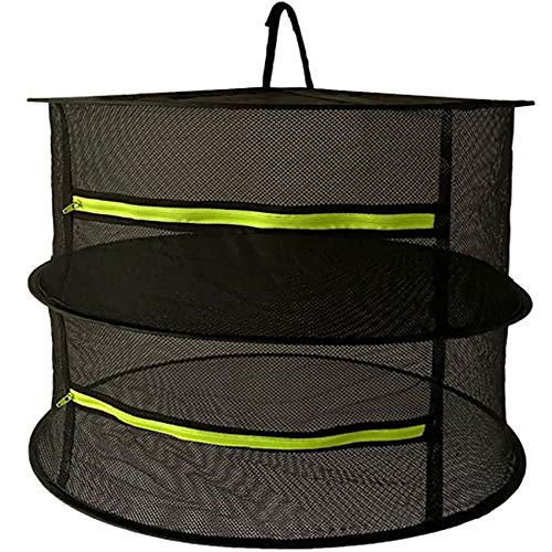 gexu Kräuter Trocknungsnetz Mit Reißverschluss 2 Schicht Hängend Faltbar 61cm*61cm*38cm,Schwarz Kräutertrocknungsnetz Pflanzentrockner Zum Trocknen von Gemüse,Fleisch,Kräutern,Fisch usw. gexu Kräuter Trocknungsnetz Mit Reißverschluss 2 Schicht Hängend Faltbar 61cm*61cm*38cm,Schwarz Kräutertrocknungsnetz Pflanzentrockner Zum Trocknen von Gemüse,Fleisch,Kräutern,Fisch usw. von gexu