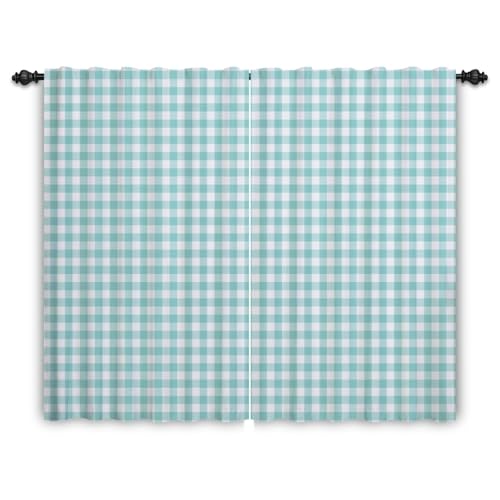 ggaimwf Karierte Vorhänge Mintgrün Gingham Vorhänge für Wohnzimmer Bauernhaus Klassisch Vorhänge Fensterbehandlungen Schlafzimmer Kinderzimmer Innen Tür Rückenschlaufe Vorhang 107x160cm 2 Paneele ggaimwf Karierte Vorhänge Mintgrün Gingham Vorhänge für Wohnzimmer Bauernhaus Klassisch Vorhänge Fensterbehandlungen Schlafzimmer Kinderzimmer Innen Tür Rückenschlaufe Vorhang 107x160cm 2 Paneele von ggaimwf