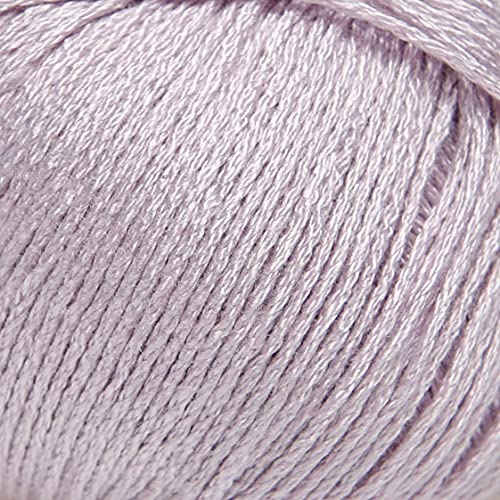 ggh Bambu - weiche Viskose Wolle aus Bambus - 50g Wolle zum Stricken oder Häkeln - Farbe 015 - Lavendel von ggh
