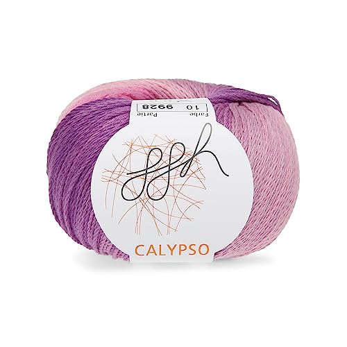 ggh Calypso - 010 - lila-rosa - Gradienten Baumwolle zum Stricken und Häkeln von ggh