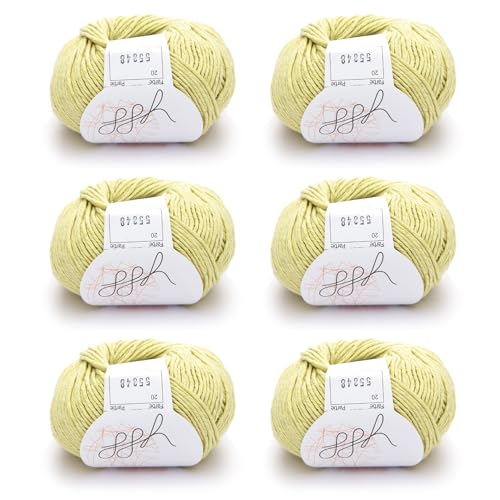 ggh Linova | 300g Set (6x50g) | 020 - Cremegelb von ggh