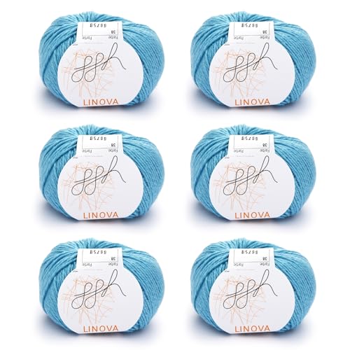 ggh Linova | 300g Set (6x50g) | 038 - Aqua von ggh