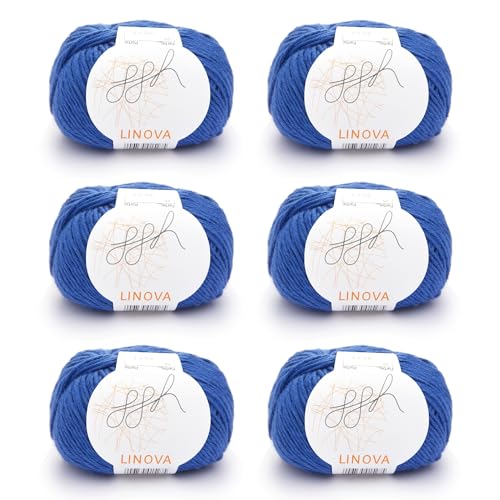 ggh Linova | 300g Set (6x50g) | 039 - Mittelblau von ggh