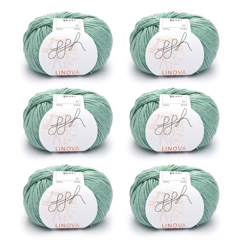 ggh Linova | 300g Set (6x50g) | 058 - Blassgrün von ggh