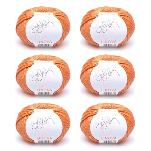 ggh Linova | 300g Set (6x50g) | 072 - Mandarine von ggh
