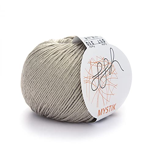 ggh Mystik - Baumwolle und Viskose Mischung mit Glanzeffekt - Wolle zum Stricken oder Häkeln - Farbe 057 - Karton von ggh