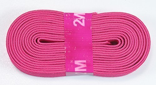 Gummiband pink 1 cm breit x 2 m lang von ggm