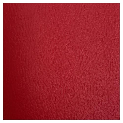 ggm® Kunstleder PVC Trend, Breite 140 cm, Meterware, Farben wählbar (rot) von ggm
