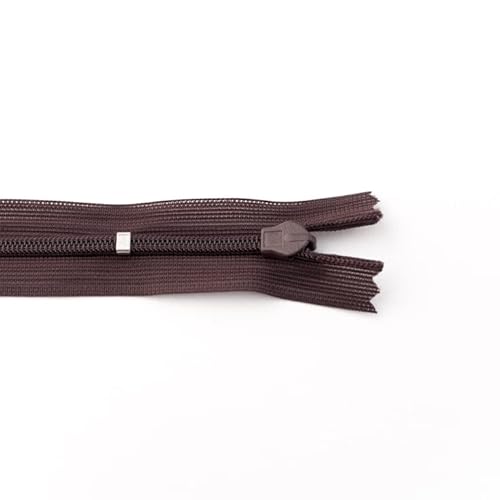 ggm 5 Reißverschlüsse 60 cm, nahtverdeckt, verstellbar - Braun ggm 5 Reißverschlüsse 60 cm, nahtverdeckt, verstellbar - Braun von ggm
