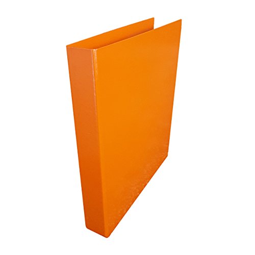 ggm Ringordner DIN A4, 50mm Rücken, 30mm Füllhöhe, 2 Ring Combi, Farbe: orange von ggm