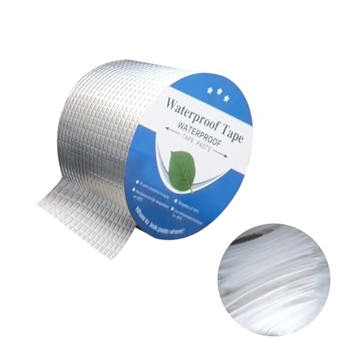 gifsin Butylband Wasserdicht, 5 m x 200 mm, Wasserfestes Klebeband Reperaturband,Aluminiumfolien Dichtungsband, 1 mm Dicke, für Rohr Leck, Dach reparatur gifsin Butylband Wasserdicht, 5 m x 200 mm, Wasserfestes Klebeband Reperaturband,Aluminiumfolien Dichtungsband, 1 mm Dicke, für Rohr Leck, Dach reparatur von gifsin