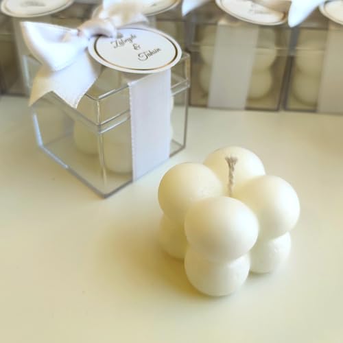 Gastgeschenk für Hochzeiten, Gastgeschenke, Babble-Form, gastgeschenk hochzeit gäste kerze, 30 stück Gastgeschenk Bubble Kerze, Schön Das Du Da Bist,taufe geschenk gäste babyparty von giftupstore