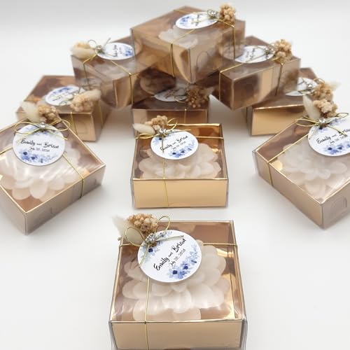 gastgeschenk hochzeit gäste kerze, 20 stück Gastgeschenk für Gäste Personalisierte, taufe geschenk gäste,astgeschenke babyparty,Gastgeschenk für Gäste (Weiß, 20 Stück) von giftupstore