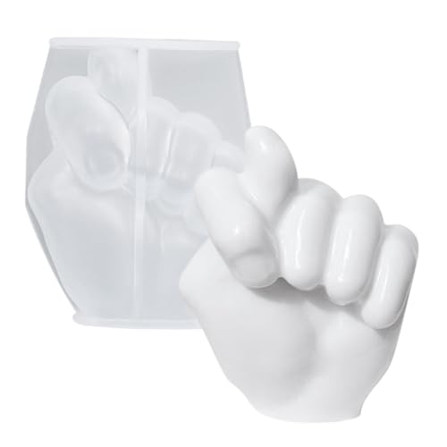 3D -handseitige Form - Handgeformte Silikonform - Durchscheinende Silikonfingerform Für Harz, Seife Und Handwerk | Halbtransparente Schimmelpilze Für -Projekte, Halloween, Geschenke Und Urlaubsdeko von gifyym