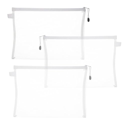 Dokumentbeutel - Reißverschluss -Dateibeutel - Wasserdichte Dokumentbeutel | 3-Pack Extra Großer Klarer Reißverschlussbeutel | Mehrzweck -Nylonorganisator Für Rätsel, Schulmaterial, Spiele Und Bürodat Dokumentbeutel - Reißverschluss -Dateibeutel - Wasserdichte Dokumentbeutel | 3-Pack Extra Großer Klarer Reißverschlussbeutel | Mehrzweck -Nylonorganisator Für Rätsel, Schulmaterial, Spiele Und Bürodat von gifyym
