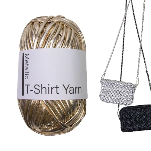 T -Shirt -Garn -Stricken - T -Shirt -Garn Zum Häkeln - Glänzender Hemdstreifen - Handgefertigter Gewebter Stoffstoff, Geeignet Für Häkelanfänger Handgefertigte Handwerksdecke Matte Projekt T -Shirt -Garn -Stricken - T -Shirt -Garn Zum Häkeln - Glänzender Hemdstreifen - Handgefertigter Gewebter Stoffstoff, Geeignet Für Häkelanfänger Handgefertigte Handwerksdecke Matte Projekt von gifyym