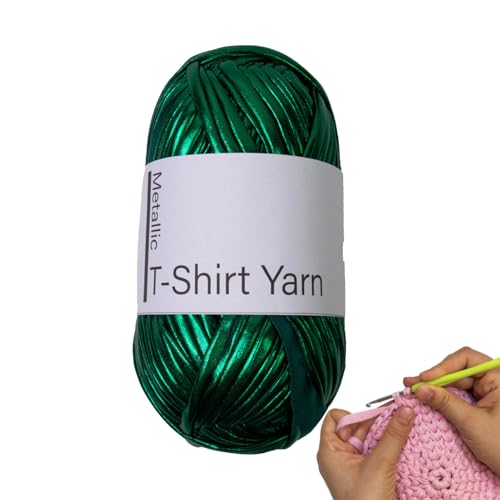 T-Shirt-Garn Stricken – T-Shirt-Garn zum Häkeln – glänzender Hemdstreifen – handgefertigter gewebter Stoffstreifen, geeignet für Häkelanfänger, handgefertigte Basteldecke, Matte T-Shirt-Garn Stricken – T-Shirt-Garn zum Häkeln – glänzender Hemdstreifen – handgefertigter gewebter Stoffstreifen, geeignet für Häkelanfänger, handgefertigte Basteldecke, Matte von gifyym