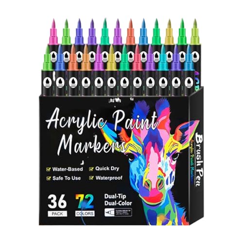 gifyym Acrylmarker, Wasserdichte Keramik Malstifte Kollektion, Schnell Trocknende Permanent Marker Für Kinder Erwachsene gifyym Acrylmarker, Wasserdichte Keramik Malstifte Kollektion, Schnell Trocknende Permanent Marker Für Kinder Erwachsene von gifyym