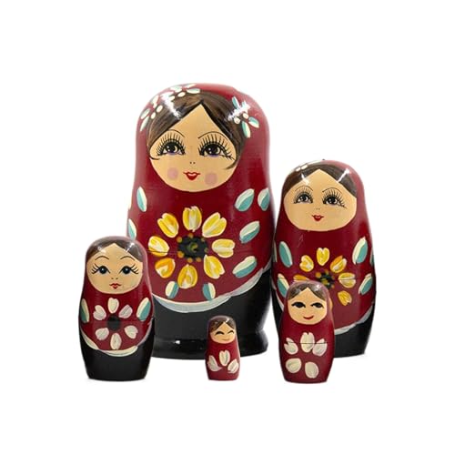 gifyym Für Erwachsene, Russische Matrjoschkische Holzfigur - Handbemalte Holzskulptur, Dekoration für Wohnzimmer Schlafzimmer Kinderzimmer Feiertage gifyym Für Erwachsene, Russische Matrjoschkische Holzfigur - Handbemalte Holzskulptur, Dekoration für Wohnzimmer Schlafzimmer Kinderzimmer Feiertage von gifyym