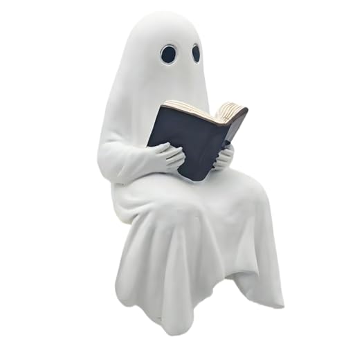gifyym Geist Figur,Lesende Geist Figur Dekoration | Weiße Niedliche Deko Tischdekoration Für Schreibtisch Schlafzimmer Hauseingang Wohnzimmer Büro Innenbereich Topfdekoration gifyym Geist Figur,Lesende Geist Figur Dekoration | Weiße Niedliche Deko Tischdekoration Für Schreibtisch Schlafzimmer Hauseingang Wohnzimmer Büro Innenbereich Topfdekoration von gifyym