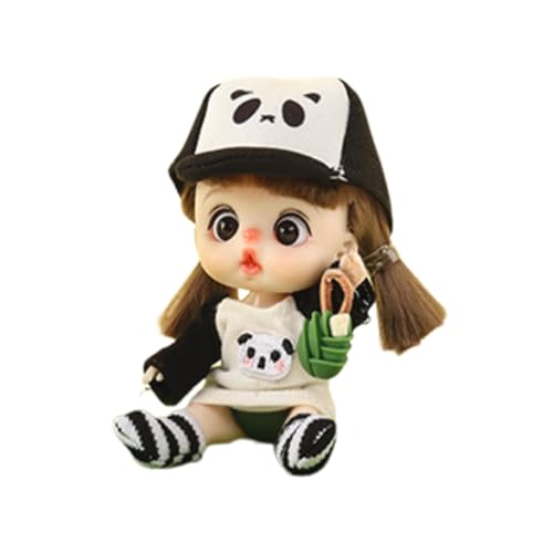 gifyym Stoffpuppe - Süßes Mädchenspielzeug Spielzeug - Prinzessin Puppenhut Und Kleidung | Kleidete Puppen Mit Komplettem Accessoires, Kinderrollenspielzeug von gifyym