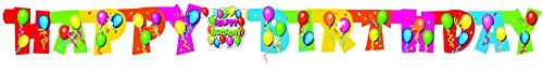 Giocoplast Aufschrift "Happy Birthday", Luftballons, offizielles Merchandising Giocoplast Aufschrift "Happy Birthday", Luftballons, offizielles Merchandising von giocoplast