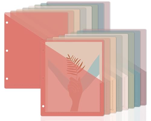 48 Stück 3-Ring-Ordnertaschen, durchscheinendes Polyester, 3-Loch-Ordner, Kunststoffhüllen, 23 x 29 cm, Schlitzordner, Organizer, geeignet für Büro, Klassenzimmer, Geschäft, Zuhause, Organizer 48 Stück 3-Ring-Ordnertaschen, durchscheinendes Polyester, 3-Loch-Ordner, Kunststoffhüllen, 23 x 29 cm, Schlitzordner, Organizer, geeignet für Büro, Klassenzimmer, Geschäft, Zuhause, Organizer von gisgfim