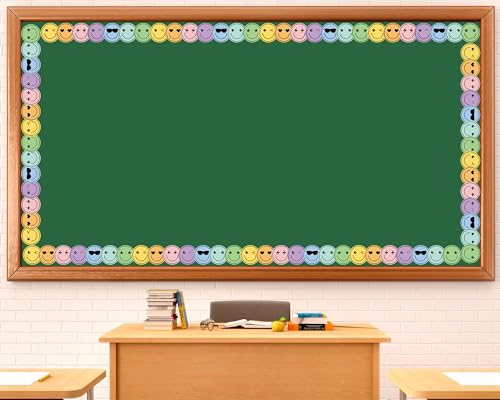 Magnetische Pinnwand mit fröhlichem Gesicht, bunt, Smiley-Gesicht, Magnetstreifen, Bordüre, Boho, Smiley-Gesichter, Dekoration, Bordüre, Pastellfarben, Klassenzimmer-Dekor in Schulen, Bibliotheken Magnetische Pinnwand mit fröhlichem Gesicht, bunt, Smiley-Gesicht, Magnetstreifen, Bordüre, Boho, Smiley-Gesichter, Dekoration, Bordüre, Pastellfarben, Klassenzimmer-Dekor in Schulen, Bibliotheken von gisgfim