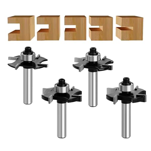 GLRYD 4 Stück Scheibennutfräser Fräser für Oberfräse 8mm Schaft, 36.7mm Schnittdurchmesser, 4-Zähne Hartmetall Klinge, Holzbearbeitung fur Präzise Nut- und Rillenfräserarbeit, L 3 /4 /5/ 6 mm GLRYD 4 Stück Scheibennutfräser Fräser für Oberfräse 8mm Schaft, 36.7mm Schnittdurchmesser, 4-Zähne Hartmetall Klinge, Holzbearbeitung fur Präzise Nut- und Rillenfräserarbeit, L 3 /4 /5/ 6 mm von glryd