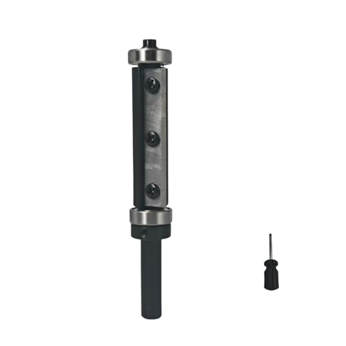 glryd Bündigfräser 8mm Schaft,2-seitigen Austauschbare Hartmetall Klinge,Bündigfräser Oberfräse mit Kugellager Holzfräser für die Kantenbearbeitung glryd Bündigfräser 8mm Schaft,2-seitigen Austauschbare Hartmetall Klinge,Bündigfräser Oberfräse mit Kugellager Holzfräser für die Kantenbearbeitung von glryd