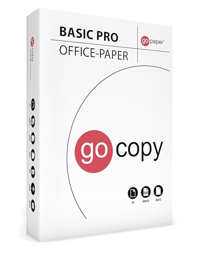 gocopy 500 Blatt Kopierpapier BASIC PRO DIN A4 holzfrei weiß FSC EU-ECOLABEL von gocopy