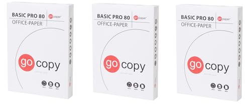 Copier Paper A4 White Classic 500 Sheets 80 g/m² 210 x 297 mm (3 Packs) von go copy
