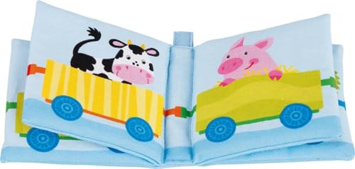 GOKI - Buch der Zeichnungen Stoff mit klingelnden Notizbüchern Färbung, mehrfarbig (65254) von goki