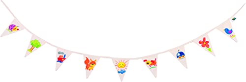 Goki 58636 Girlande zum Anmalen, Weiß, 110 cm lang Goki 58636 Girlande zum Anmalen, Weiß, 110 cm lang von goki