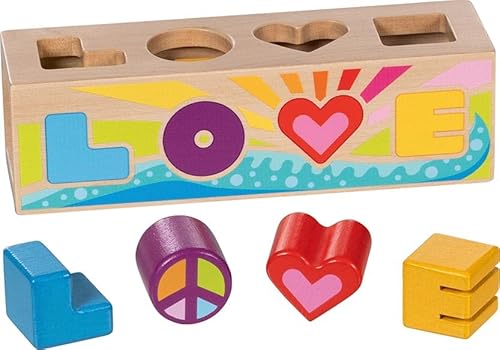 goki 58309 – Sortierbox „Love“ aus Holz – Designspielzeug aus der goki66-Serie, ca. 24 cm breit goki 58309 – Sortierbox „Love“ aus Holz – Designspielzeug aus der goki66-Serie, ca. 24 cm breit von goki