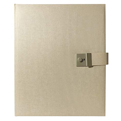 Goldbuch 53605 - Dokumentenmappe Summertime Trend 2 für DIN A4 Unterlagen, Ringbuchmappe mit 5 Sichthüllen, erweiterbare Ordnungsmappe mit Schloss, Orgamappe aus Leinen, ca. 27,5 x 34 cm, beige Goldbuch 53605 - Dokumentenmappe Summertime Trend 2 für DIN A4 Unterlagen, Ringbuchmappe mit 5 Sichthüllen, erweiterbare Ordnungsmappe mit Schloss, Orgamappe aus Leinen, ca. 27,5 x 34 cm, beige von goldbuch