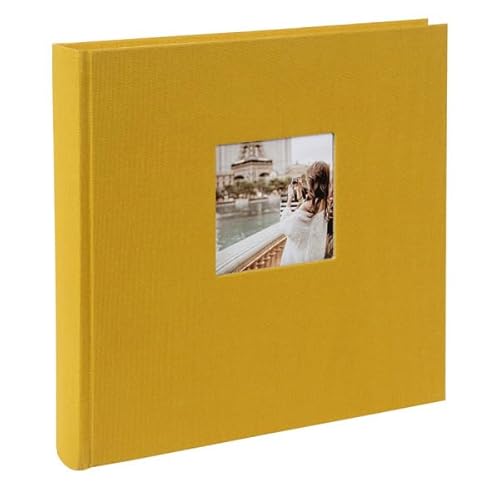 Goldbuch Bella Vista 25x25cm senf, 60 weiße Seiten von goldbuch