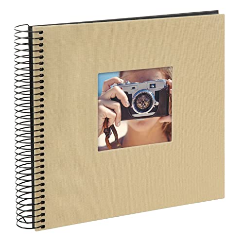 goldbuch 12 506 Spiralalbum Bella Vista Beige, Fotobuch 20 x 20 x 2,7 cm, Foto Album 40 schwarze Seiten, Foto Buch Einband aus Leinen, Fotoalbum für 40 Photos, Photoalbum spiralgebunden goldbuch 12 506 Spiralalbum Bella Vista Beige, Fotobuch 20 x 20 x 2,7 cm, Foto Album 40 schwarze Seiten, Foto Buch Einband aus Leinen, Fotoalbum für 40 Photos, Photoalbum spiralgebunden von goldbuch