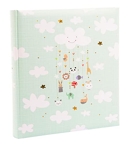 goldbuch 15 453 Babyalbum Mobile Boy, Babybuch 30 x 31 x 4 cm, Fotoalbum mit 58 weißen Blankoseiten und 4 illustrierten Seiten, Einband aus Kunstdruck mit Goldprägung, Album Jungs, Fotobuch Hellblau goldbuch 15 453 Babyalbum Mobile Boy, Babybuch 30 x 31 x 4 cm, Fotoalbum mit 58 weißen Blankoseiten und 4 illustrierten Seiten, Einband aus Kunstdruck mit Goldprägung, Album Jungs, Fotobuch Hellblau von goldbuch