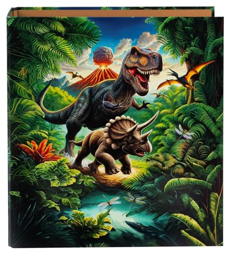 goldbuch 33 157 Ordner Vulkan, Aktenordner 28,5 x 32 x 8 cm, Einband aus Kunstdruck, Hefter mit Hebelmechanik aus Metall, Motiv Dinosaurier, Heftordner für Mädchen und Jungen, Stehordner Dino goldbuch 33 157 Ordner Vulkan, Aktenordner 28,5 x 32 x 8 cm, Einband aus Kunstdruck, Hefter mit Hebelmechanik aus Metall, Motiv Dinosaurier, Heftordner für Mädchen und Jungen, Stehordner Dino von goldbuch