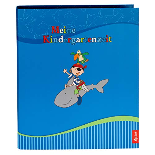 goldbuch 35446 Kindergarten Sammelordner Sammy Samoa im Format DIN A4, Aktenornder aus Kunstdruck mit UV-Lack, Ordner mit Hebelmechanik, Hefter mit 4 bedruckten Trennblättern, Pirat, Junge, Blau goldbuch 35446 Kindergarten Sammelordner Sammy Samoa im Format DIN A4, Aktenornder aus Kunstdruck mit UV-Lack, Ordner mit Hebelmechanik, Hefter mit 4 bedruckten Trennblättern, Pirat, Junge, Blau von goldbuch