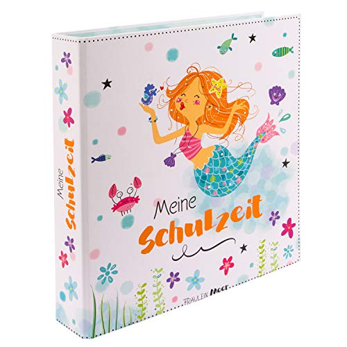 Goldbuch Schulzeit Sammelordner DIN A4, Schulordner Motiv Fräulein Meer, Rückenbreite 5 cm, Motivordner mit Kunstdruck, Ordner mit 4 Trennblättern, Multifunktionsordner ca. 28,5 x 32 x 5 cm, Papier Goldbuch Schulzeit Sammelordner DIN A4, Schulordner Motiv Fräulein Meer, Rückenbreite 5 cm, Motivordner mit Kunstdruck, Ordner mit 4 Trennblättern, Multifunktionsordner ca. 28,5 x 32 x 5 cm, Papier von goldbuch
