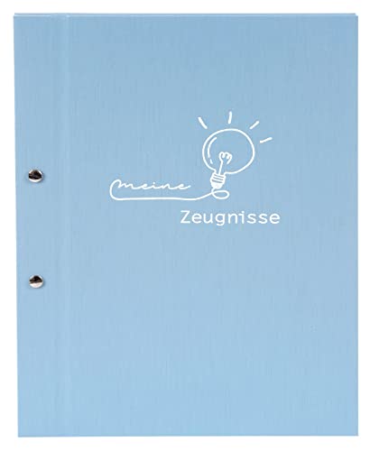 goldbuch 36 129 Zeugnismappe frech & frei Hellblau, Sichtmappe Maße 24 x 31,5 x 2 cm, 12 Klarsichthüllen, Schraubverschluss zum Herausnehmen der Hüllen, Einband aus Kunstdruck, Zeugnis Mappe Blau goldbuch 36 129 Zeugnismappe frech & frei Hellblau, Sichtmappe Maße 24 x 31,5 x 2 cm, 12 Klarsichthüllen, Schraubverschluss zum Herausnehmen der Hüllen, Einband aus Kunstdruck, Zeugnis Mappe Blau von goldbuch