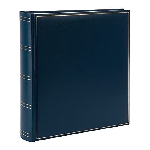 goldbuch 31 384 Fotoalbum Classic mit 100 weiße Seiten und Pergamin Trennblätter, Fotobuch mit Kunstleder Einband und Goldprägung, Foto Album zum Einkleben, Erinnerungsalbum 30 x 31 x 6 cm, Blau goldbuch 31 384 Fotoalbum Classic mit 100 weiße Seiten und Pergamin Trennblätter, Fotobuch mit Kunstleder Einband und Goldprägung, Foto Album zum Einkleben, Erinnerungsalbum 30 x 31 x 6 cm, Blau von goldbuch