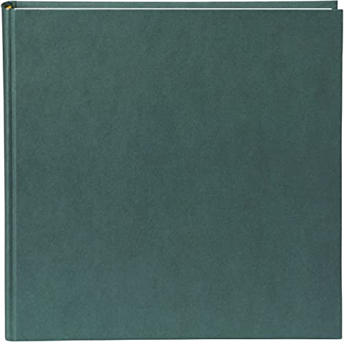 goldbuch Fotoalbum Hanf-Papeterie Midnight Green 25x25 cm von goldbuch