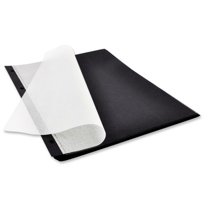 Fotokarton mit Pergamin schwarz A4 20 Blatt Fotokarton mit Pergamin schwarz A4 20 Blatt von Goldbuch