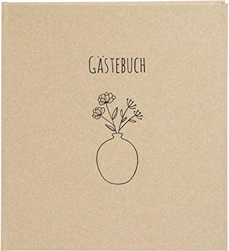 goldbuch Gästebuch Blumen für Dich, Fotogästebuch mit 176 weiße Seiten und Lesezeichen, Einband aus Strukturiertem Buchbindepapier mit Prägung, Fotobuch, Papier, ca. 23 x 25 x 2 cm goldbuch Gästebuch Blumen für Dich, Fotogästebuch mit 176 weiße Seiten und Lesezeichen, Einband aus Strukturiertem Buchbindepapier mit Prägung, Fotobuch, Papier, ca. 23 x 25 x 2 cm von goldbuch