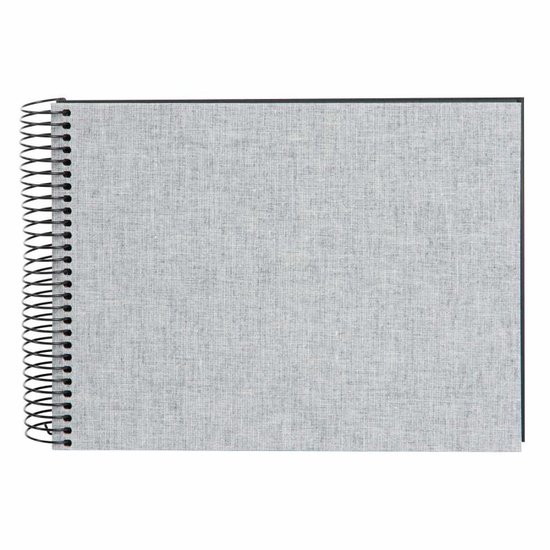 Spiralalbum 24x17cm Leinen 40 schwarze Seiten Spiralalbum 24x17cm Leinen 40 schwarze Seiten von Goldbuch